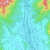 Dobong-gu topographic map, elevation, terrain