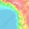 Bolsena topographic map, elevation, terrain