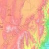 Municipio de La Poma topographic map, elevation, terrain