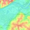 сельское поселение Воскресенка topographic map, elevation, terrain