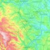 Barnsley topographic map, elevation, terrain