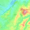 Paccha topographic map, elevation, terrain
