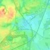 Kirchderne topographic map, elevation, terrain