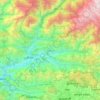 Nuwakot topographic map, elevation, terrain