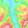 Maligny topographic map, elevation, terrain