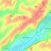 Hauteville topographic map, elevation, terrain