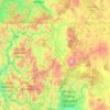 Siskiyou County topographic map, elevation, terrain