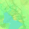 Chascomús topographic map, elevation, terrain