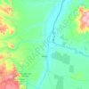 Manga topographic map, elevation, terrain