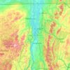 Lake Champlain topographic map, elevation, terrain