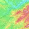 Subirats topographic map, elevation, terrain