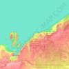Pictured Rocks National Lakeshore (Inner Buffer Zone) topographic map, elevation, terrain
