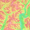 Завьяловский район topographic map, elevation, terrain