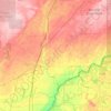 Pine County topographic map, elevation, terrain
