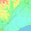 Basta topographic map, elevation, terrain