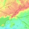 Dunchurch topographic map, elevation, terrain