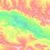 озеро Маныч-Гудило topographic map, elevation, terrain