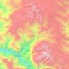 Corongo topographic map, elevation, terrain