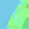 Tolchester topographic map, elevation, terrain