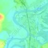 Ivalo topographic map, elevation, terrain