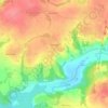 Капорки topographic map, elevation, terrain