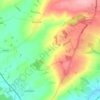 Sarsden topographic map, elevation, terrain