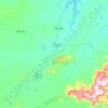 Campo Grande topographic map, elevation, terrain