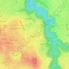 Hodgson topographic map, elevation, terrain
