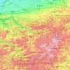 Hochsauerlandkreis topographic map, elevation, terrain