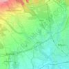 Matigara block topographic map, elevation, terrain