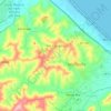 San Costanzo topographic map, elevation, terrain