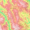 Chachapoyas topographic map, elevation, terrain