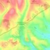 Milborne St. Andrew topographic map, elevation, terrain
