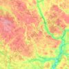 Мстиславский район topographic map, elevation, terrain