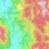 Cottanello topographic map, elevation, terrain