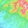 Bobrovec topographic map, elevation, terrain