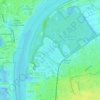 Polderstad topographic map, elevation, terrain