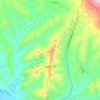 Gallinaro topographic map, elevation, terrain