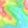 Poprati topographic map, elevation, terrain