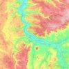 Communauté de communes du Jovinien topographic map, elevation, terrain