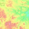 དམར་ཆུ་ 玛曲乡 topographic map, elevation, terrain