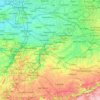 Brabante Flamenco topographic map, elevation, terrain