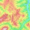 Pavullo nel Frignano topographic map, elevation, terrain