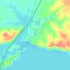 Crowder topographic map, elevation, terrain