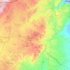 Arad topographic map, elevation, terrain