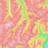 Sölden topographic map, elevation, terrain
