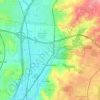 Sharonville topographic map, elevation, terrain
