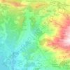 Alcaucín topographic map, elevation, terrain