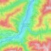 Sankt Johann im Pongau topographic map, elevation, terrain