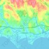 Clinton topographic map, elevation, terrain